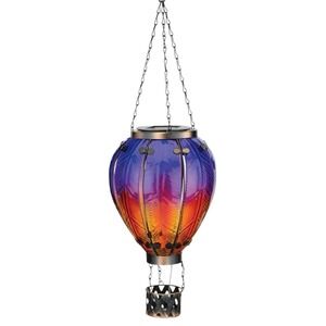 Regal Hot Air Balloon Solar Lantern Hanging Solar-Powered LED Lights Waterproof